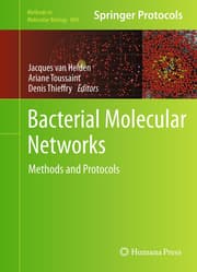 Cover von Bacterial Molecular Networks