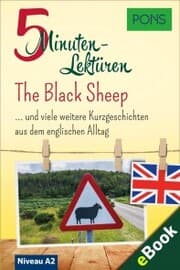 Cover von PONS 5-Minuten-Lektüren Englisch A2 - The Black Sheep