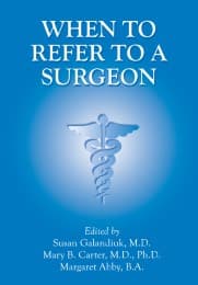 Cover von When To Refer To A Surgeon