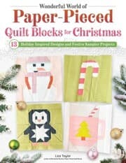 Cover von Wonderful World of Paper-Pieced Quilt Blocks for Christmas