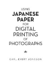 Cover von Using Japanese Paper for Digital Printing of Photographs