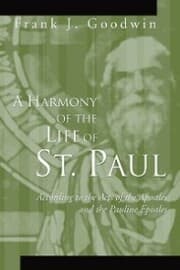 Cover von A Harmony of the Life of St. Paul