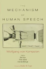 Cover von The Mechanism of Speech