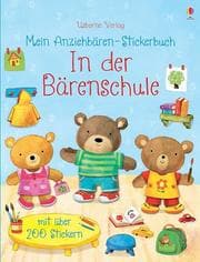 Cover von Mein Anziehbären-Stickerbuch: In der Bärenschule