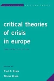 Cover von Critical Theories of Crisis in Europe