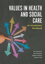 Cover von Values in Health and Social Care