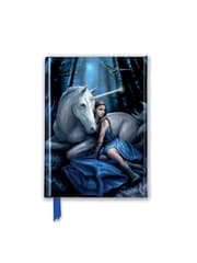 Cover von Premium Notizbuch DIN A6: Anne Stokes, Blauer Mond
