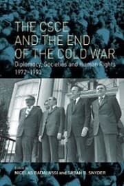 Cover von The CSCE and the End of the Cold War