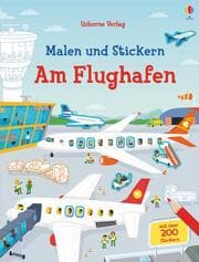 Cover von Malen und Stickern: Am Flughafen