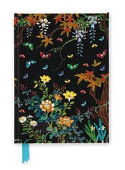 Cover von Premium Notizbuch DIN A5: Ashmolean Museum, Cloisonné Kästchen mit Blumen und Schmetterlingen