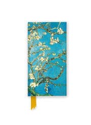 Cover von Schmales Hardcover-Notizbuch: Vincent van Gogh, Mandelbaum in Blüte