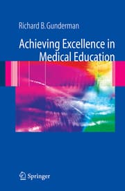 Cover von Achieving Excellence in Medical Education