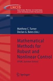 Cover von Mathematical Methods for Robust and Nonlinear Control