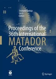 Cover von Proceedings of the 36th International MATADOR Conference