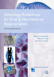Cover von Osteology Guidelines for Oral & Maxillofacial Regeneration
