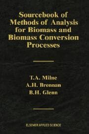 Cover von Sourcebook of Methods of Analysis for Biomass and Biomass Conversion Processes