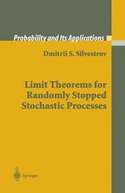Cover von Limit Theorems for Randomly Stopped Stochastic Processes
