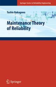 Cover von Maintenance Theory of Reliability