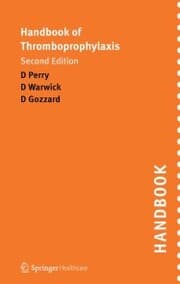 Cover von Handbook of Thromboprophylaxis