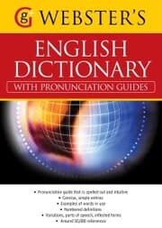 Cover von Webster's American English Dictionary (with pronunciation guides)