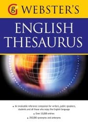 Cover von Webster's American English Thesaurus