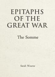 Cover von Epitaphs of the Great War: The Somme