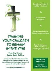 Cover von Training Your Children to Remain in the Vine