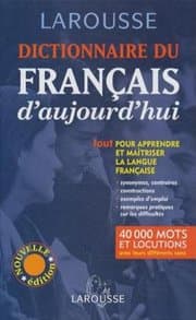 Cover von Larousse Dictionnaire du francais d'aujourd'hui