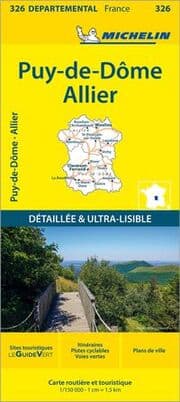 Cover von Michelin Auvergne - Zentralmassiv/Puy-de-Dôme, Allier