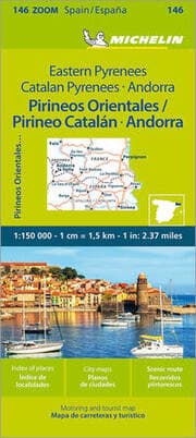 Cover von Michelin Östliche Pyrenäen, Andorra/Pyrénées Orientales, Andorre/Eastern Pyrenees, Catalan Pyrenees, Andorra/Pirineos Orientales, Pirineo Catalán, Andorra