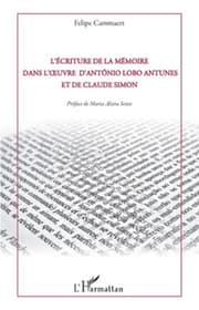 Cover von L'écriture de la mémoire dans l'oeuvre d'Antonio Lobo Antunes et de Claude Simon