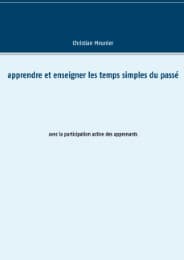 Cover von Apprendre et enseigner les temps simples du passé