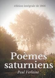 Cover von Poèmes saturniens (édition intégrale de 1866)