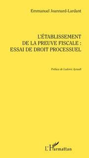 Cover von L'établissement de la preuve fiscale