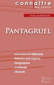 Cover von Fiche de lecture Pantagruel de François Rabelais (Analyse littéraire de référence et résumé complet)
