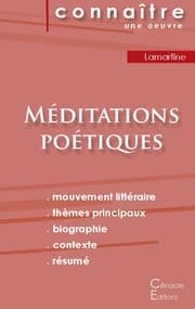 Cover von Fiche de lecture Méditations poétiques de Lamartine (Analyse littéraire de référence et résumé complet)