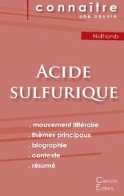 Cover von Fiche de lecture Acide sulfurique de Nothomb (Analyse littéraire de référence et résumé complet)