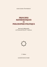 Cover von Principes mathématiques de philosophie politique