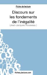 Cover von Fiche de lecture : Discours sur les fondements de l'inégalité de Jean-Jacques Rousseau