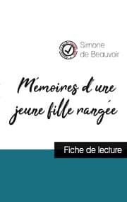 Cover von Mémoires d'une jeune fille rangée (fiche de lecture et analyse complète de l'oeuvre)