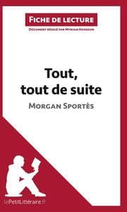 Cover von Tout, tout de suite de Morgan Sportès (Fiche de lecture)