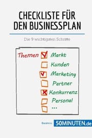 Cover von Checkliste für den Businessplan
