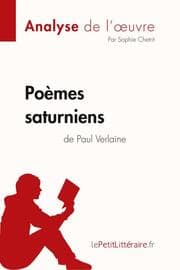 Cover von Poèmes saturniens de Paul Verlaine (Analyse de l'oeuvre)