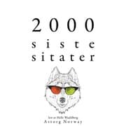 Cover von 2000 siste sitater