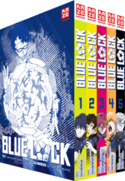 Cover von Blue Lock - Band 1-5 im Sammelschuber