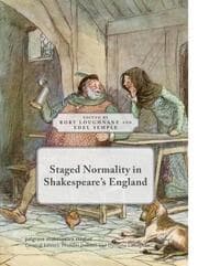 Cover von Staged Normality in Shakespeare's England