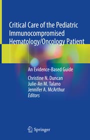 Cover von Critical Care of the Pediatric Immunocompromised Hematology/Oncology Patient