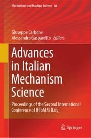 Cover von Advances in Italian Mechanism Science