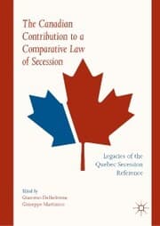Cover von The Canadian Contribution to a Comparative Law of Secession