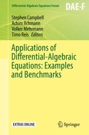 Cover von Applications of Differential-Algebraic Equations: Examples and Benchmarks